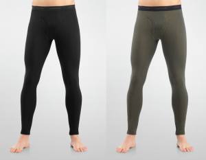 ICEBREAKER Mens Everyday Leggings w/Fly - 200g/m² - Unterzieher aus feiner Wolle Restgröße S