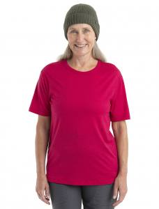 ICEBREAKER - Merino Granary T-Shirt Damen - 150 g/m² Merinowolle - electron pink