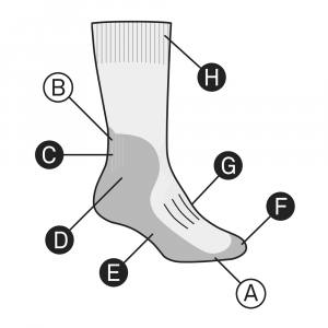 ICEBREAKER - Merino Hike+ Medium Socken Crew Herren - Leichte Wandersocke