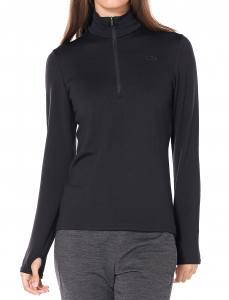 ICEBREAKER - Merino Original Half Zip Langarmpullover Damen - 320 g/m² Merinowolle