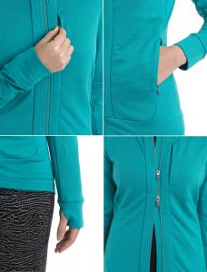 ICEBREAKER - Merino Quantum III Zip Jacke Damen - aus 260 g/m² Merinowolle