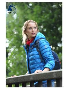 ALVIVO - Daunenjacke mit Kapuze - Steppjacke Damen - Restgrößen S/ L / 2XL