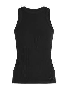 ICEBREAKER - Merinomix Geripptes Lotus Tanktop Damen - Oberteil im Racerback-Stil