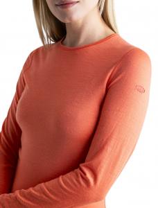 ICEBREAKER - Damen Oasis Thermo-Langarmshirt mit Rundhalsausschnitt - 200 g/m² Merino-12616