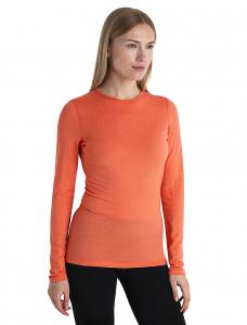 ICEBREAKER - Damen Oasis Thermo-Langarmshirt mit Rundhalsausschnitt - 200 g/m² Merino-12616