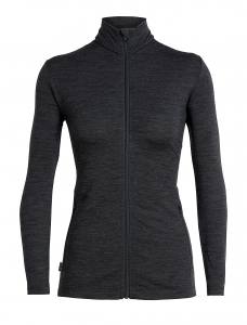 ICEBREAKER - Victory Long Sleeve Zip Damen - 200 g/m² Merinowolle-10988