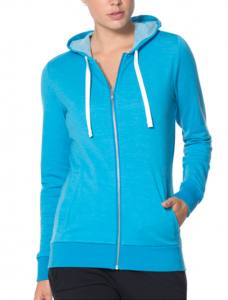 ICEBREAKER Womans Allure Long Sleeve Zip Hood 200g/m²