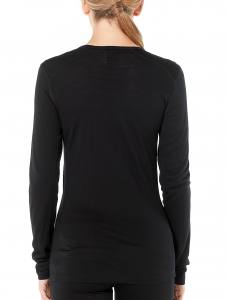 ICEBREAKER 200 Oasis Long Sleeve Scoop Damen - 200 g/m² Merinowolle