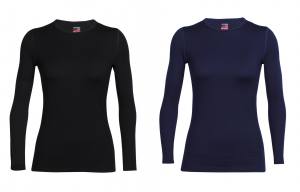 ICEBREAKER - Womens Tech Top Long Sleeve Crewe - 260g/m2