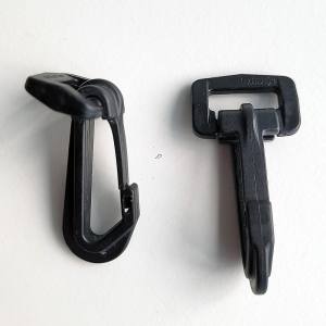 Kunststoff-Karabinerhaken für 20 mm Gurtband - Befestigung, Karabiner - 1 Paar