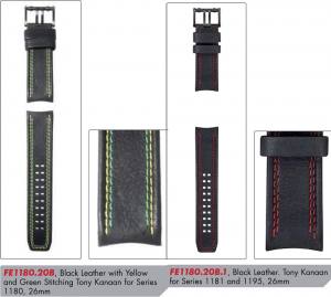 LUMINOX Armband Tony Kanaan Serie schwarz/gelb schwarz/rot 26mm