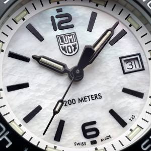 LUMINOX - Pacific Diver 3120M Series - XS.3124M - 39 mm Taucheruhr - mit Perlmutt