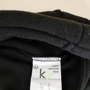 POLARIS - Fleece-Mütze - schwarz mit Logo - After Dive Bekleidung - Kälteschutz