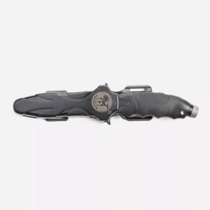Poseidon - Black Line Titanium Knife - Tauchmesser, Tauchermesser - 125 mm Klinge