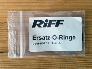 RiFF - Ersatz-O-Ringe für die Tauchlampe RiFF TL 3000