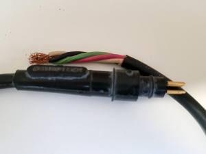 Aquabeam-Stecker - 4-pol. Diodenstecker mit Kabel - Unterwasserkommunikation, Telefonkabel