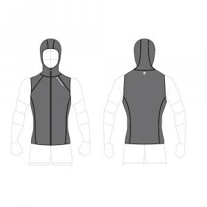 SHARKSKIN - Titanium T2 Chillproof Hooded Vest with Full Zip - Herren - warme Weste