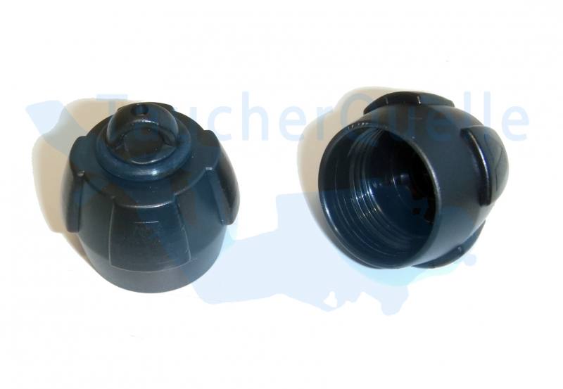 Verschlusskappe Verschlußkappe Kappe Atemregler DIN G5/8" 1.Stufe Kunststoff NEU 