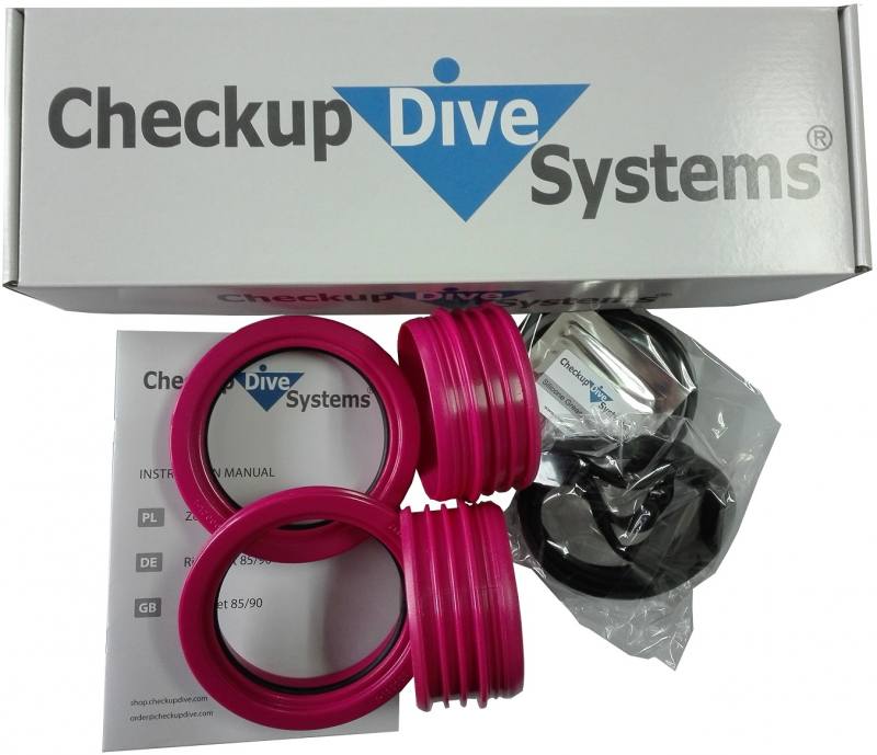 CHECKUP Dive Systems Ring Set 85 mm oder 90 mm ohne Handschuhe 