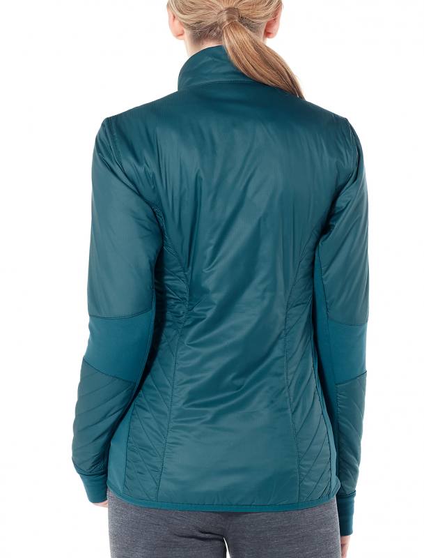 ICEBREAKER MerinoLOFT Helix Long Sleeve Zip Damen 260 gm² ICEBREAKER MerinoLOFT Helix Long Sleeve Zip Damen 260 gm²